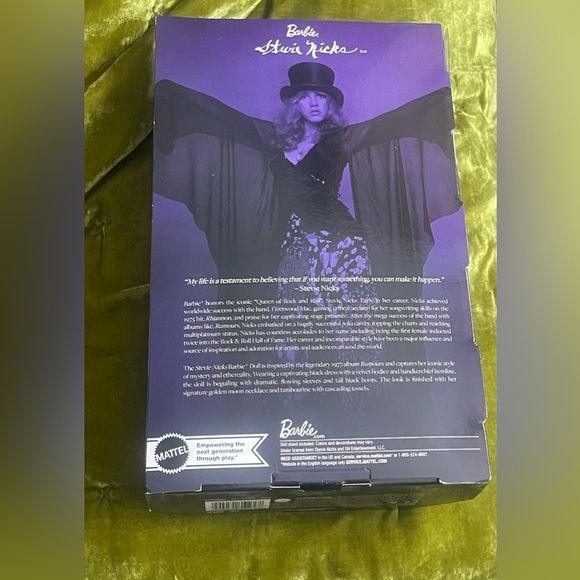 Stevie Nicks Barbie Doll still in box singer toy figure Mattel doll - Picture 10 of 11
